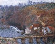 The Grande Creuse by the Bridge at Vervy Claude Monet
